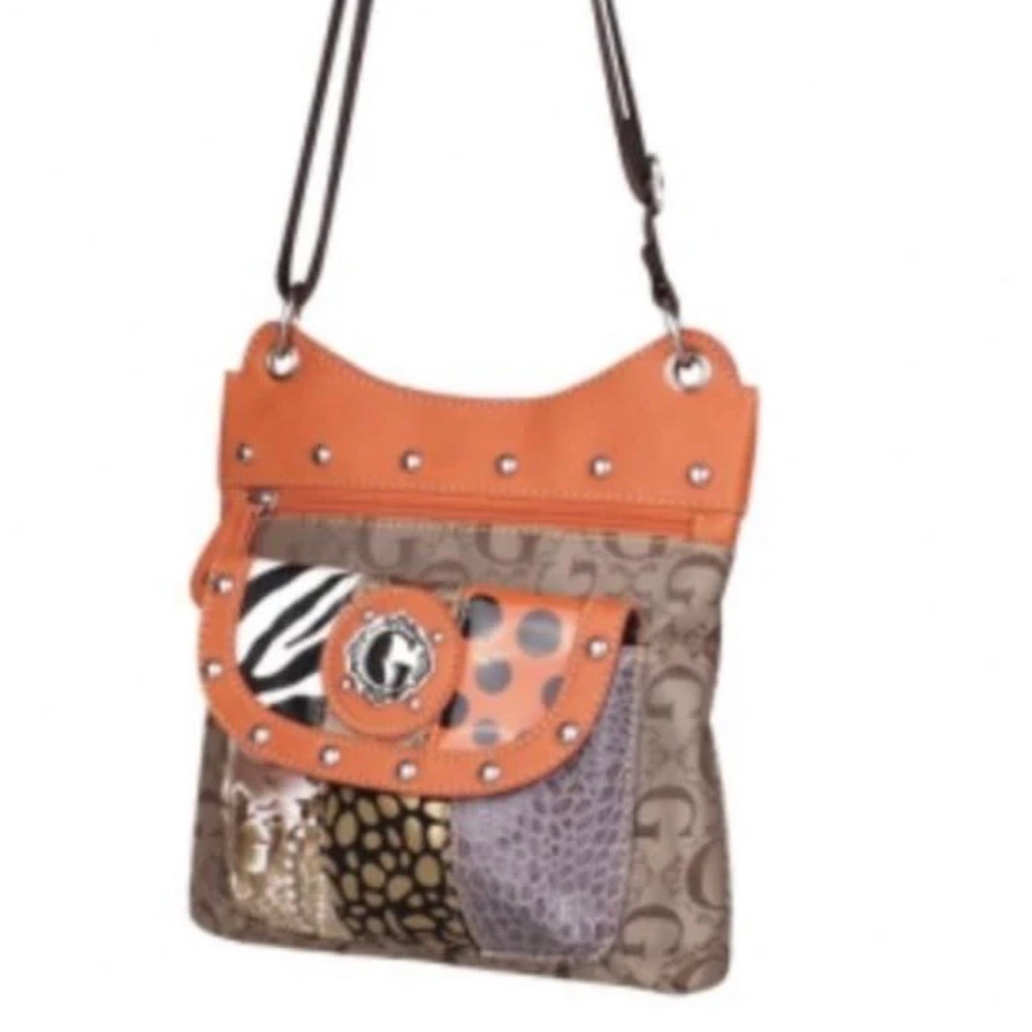Animal Print Messenger Bag