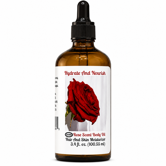 Rose Coconut Oil for Hair and Skin