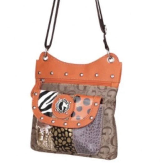 Animal Print Messenger Bag