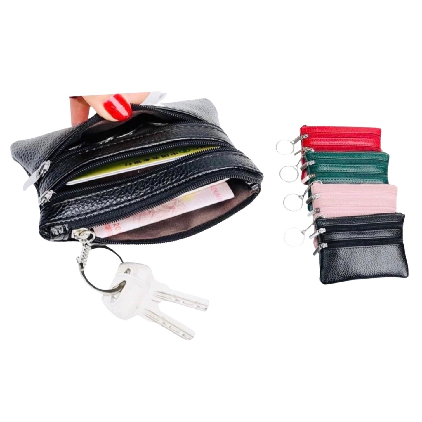 Coin Wallet With Key Chain