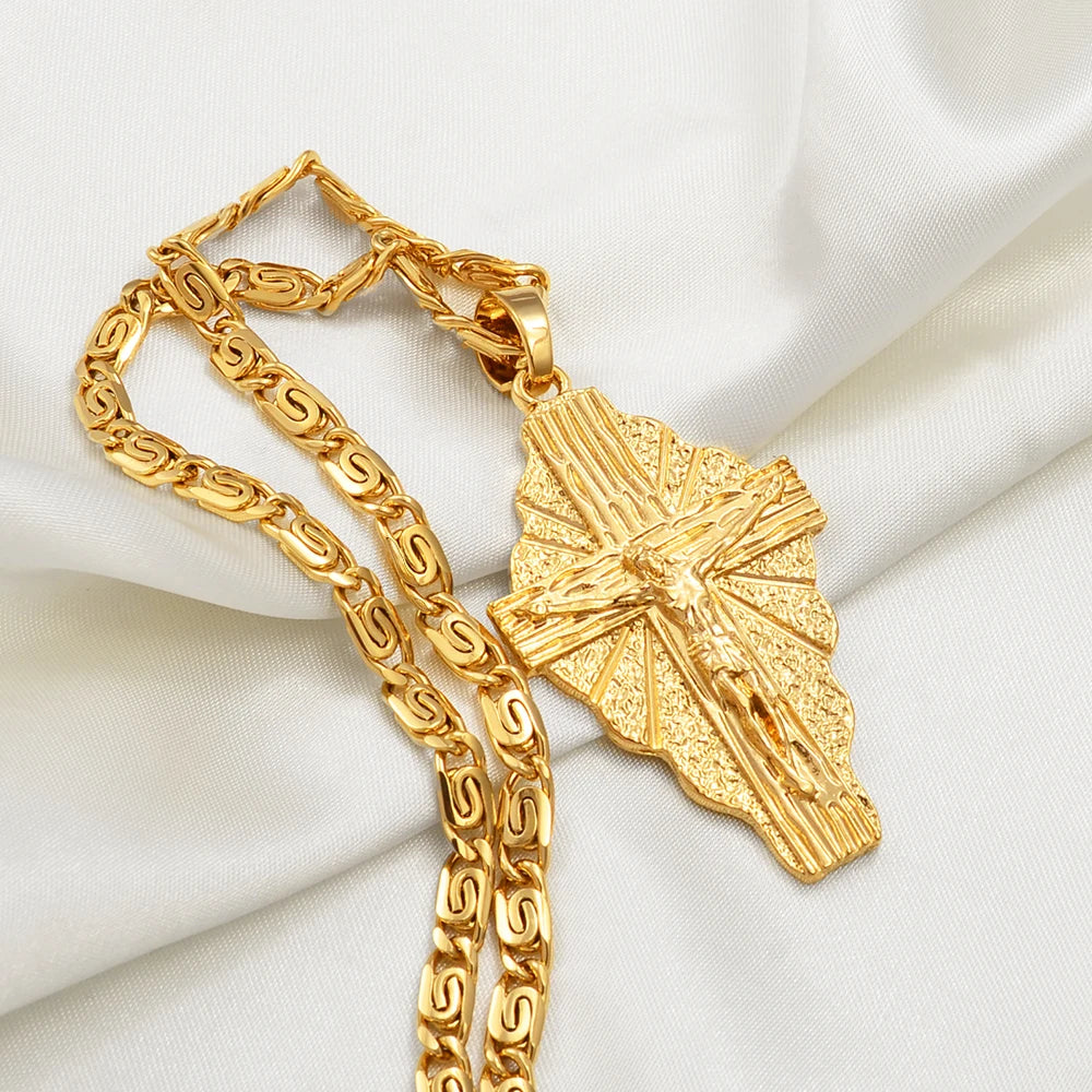 Cross Pendant Chain Necklaces Men/Women