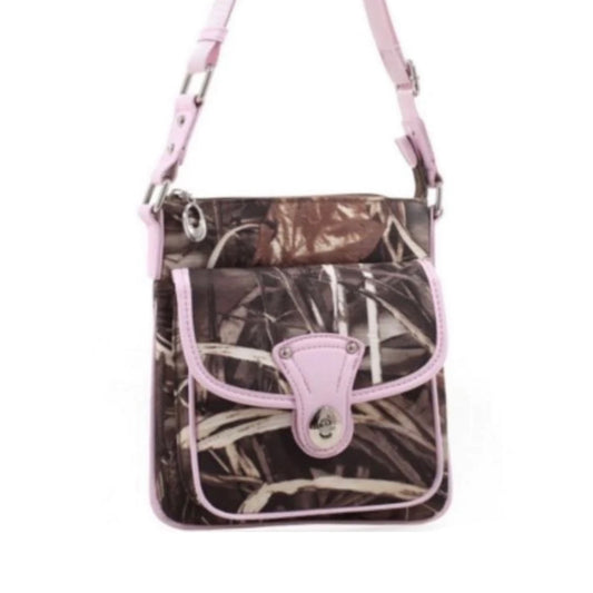 Pink Western Camouflage Messenger Bag