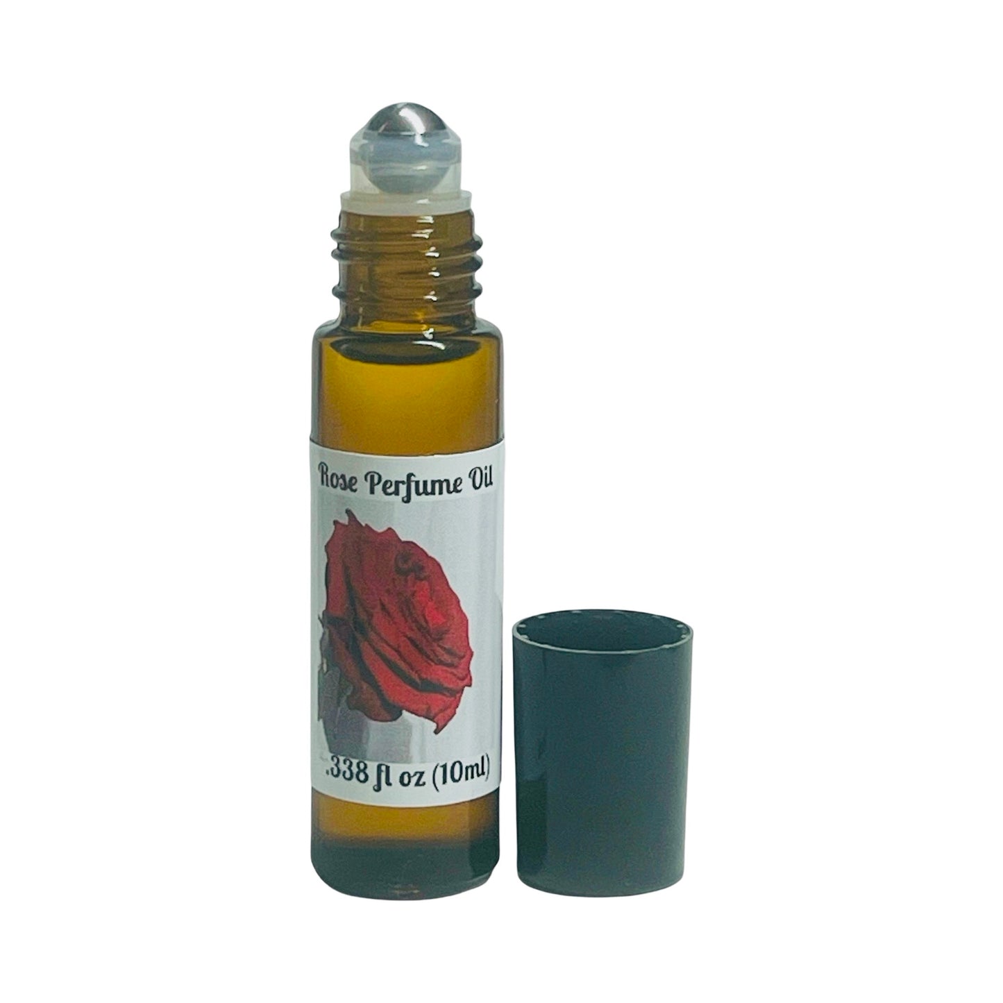 Rose Roll-On Perfume Oil and Body Oil Set