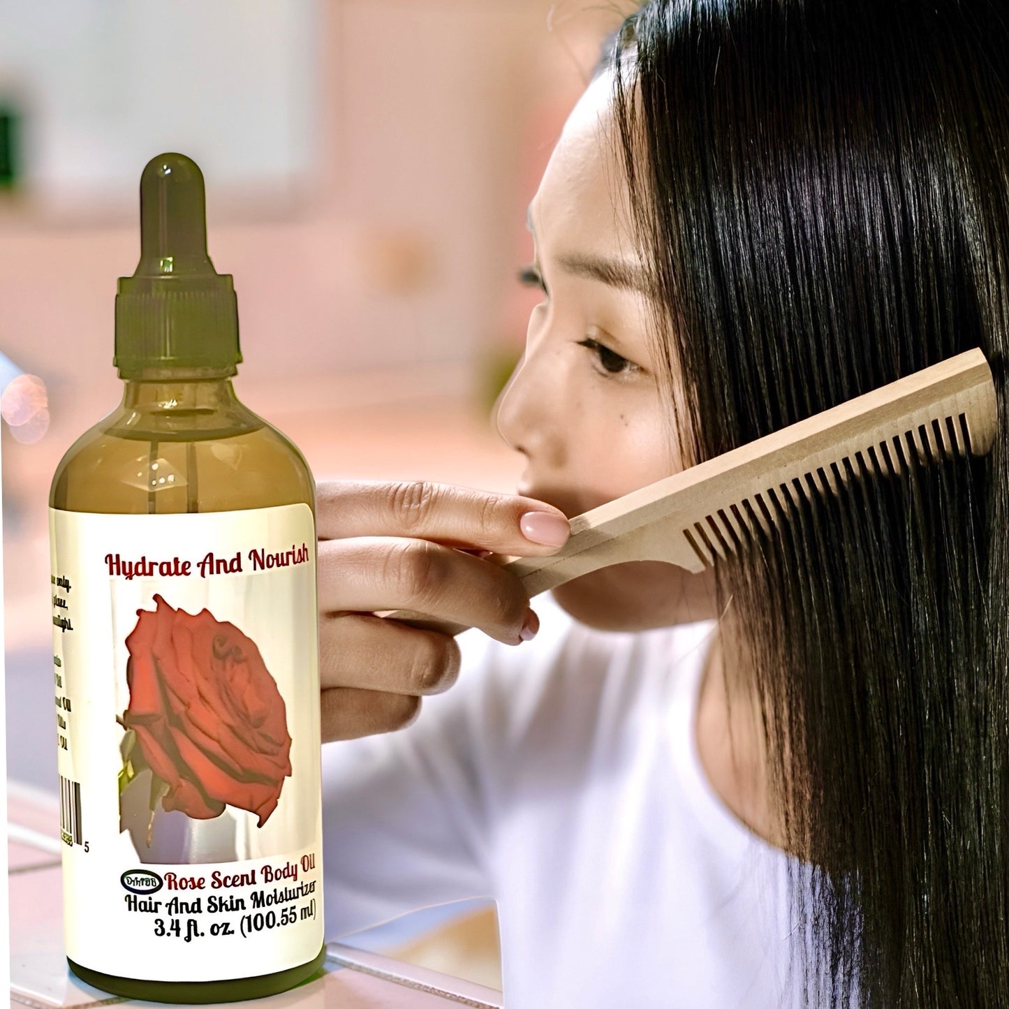 Rose Coconut Oil