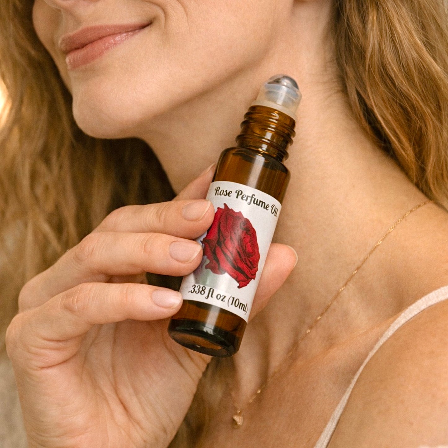 Rose Roll-On Perfume Oil and Body Oil Set