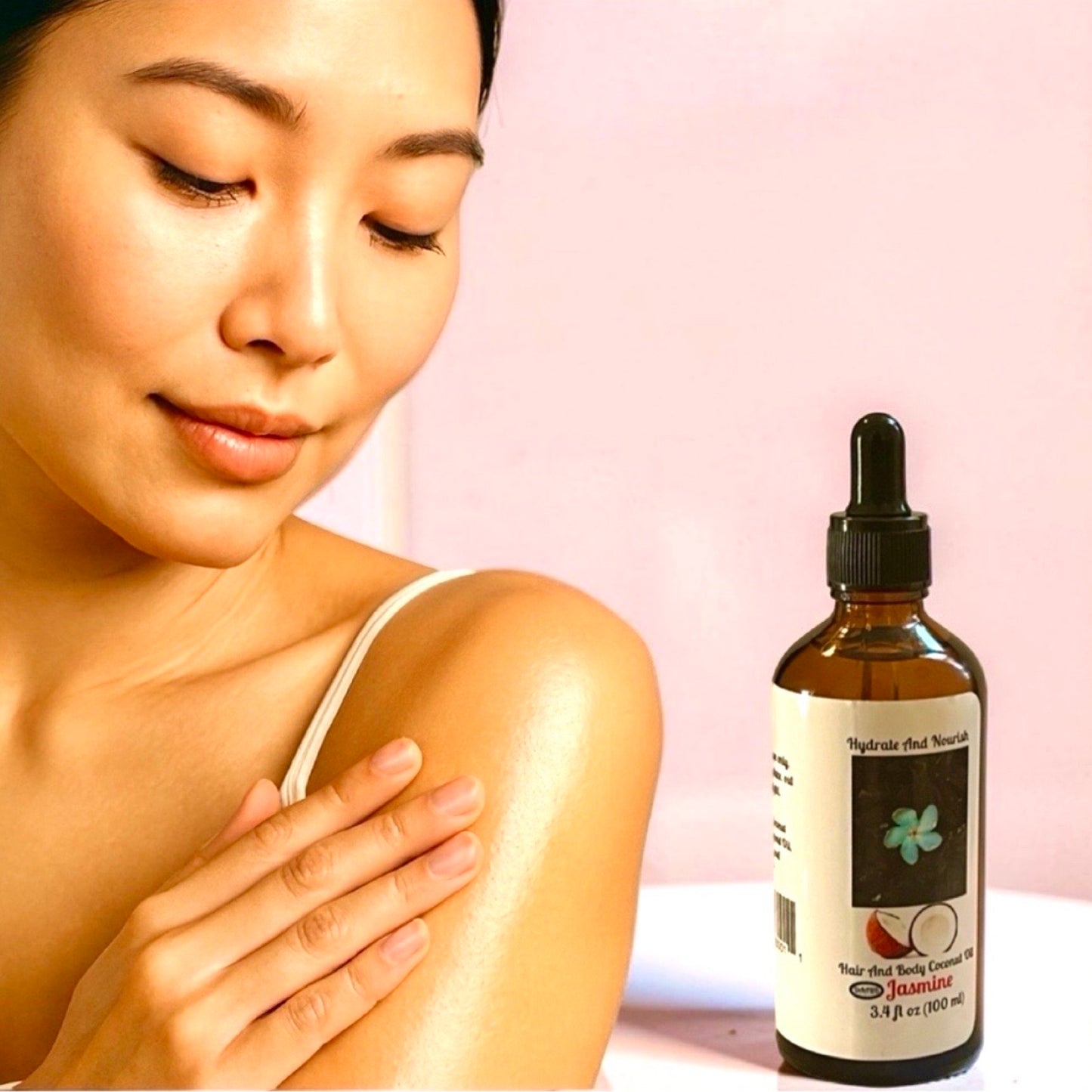 Jasmine Roll-On Perfume Oil and Body Oil Set