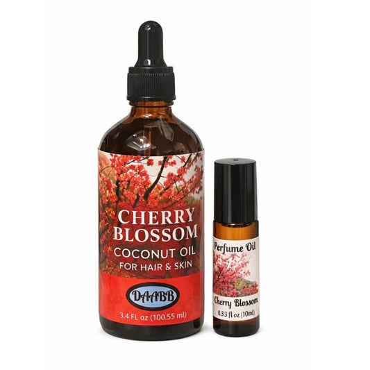 Japanese Cherry Blossom Perfume and Body Oil Set