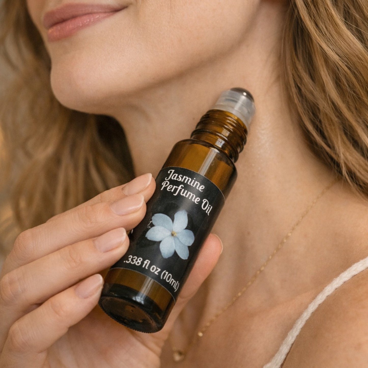Jasmine Roll-On Perfume Oil and Body Oil Set