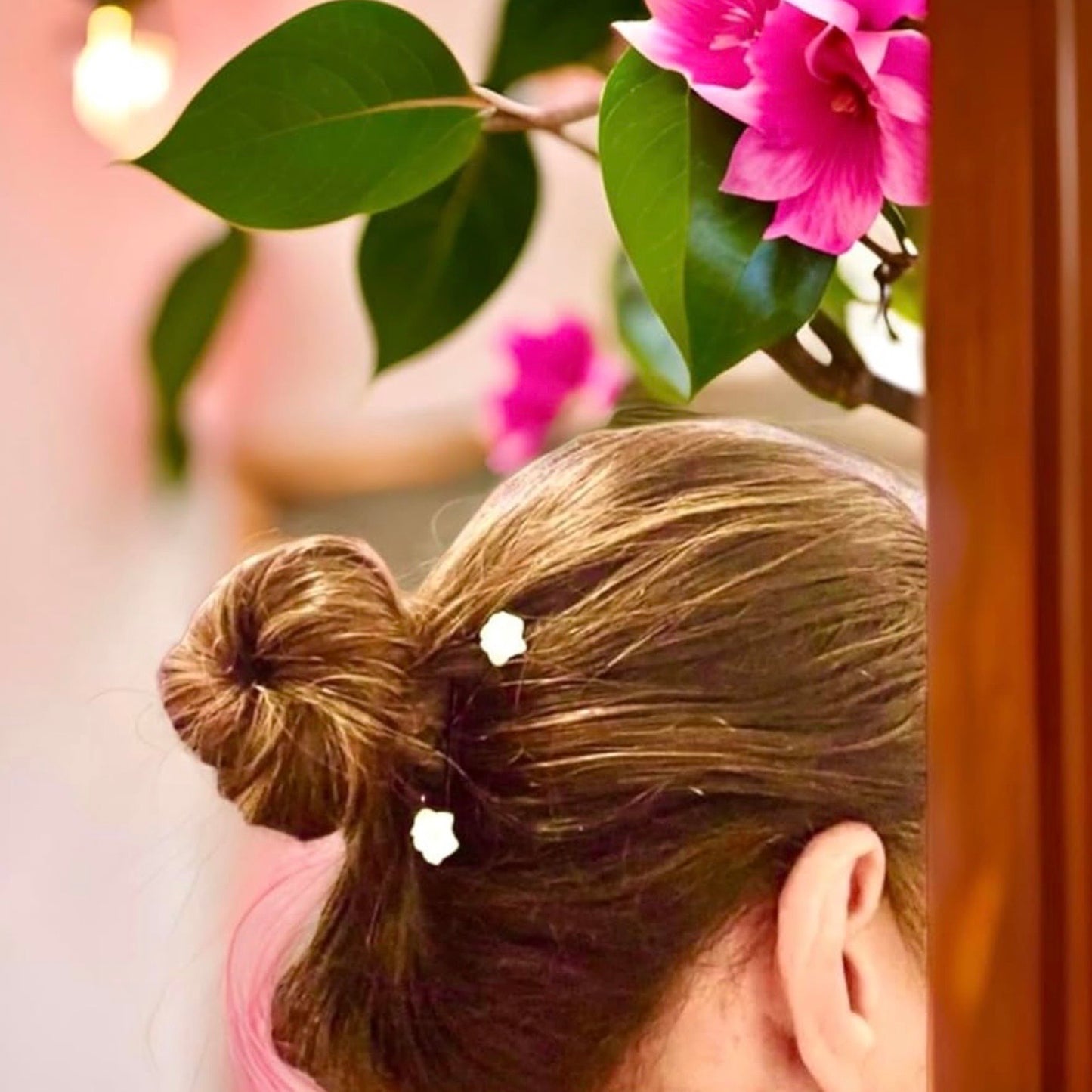 Plumeria Flower Bobby Pins 12 Piece Set