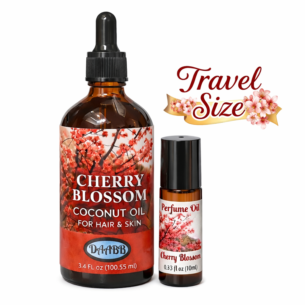 Japanese Cherry Blossom Perfume and Body Oil Set