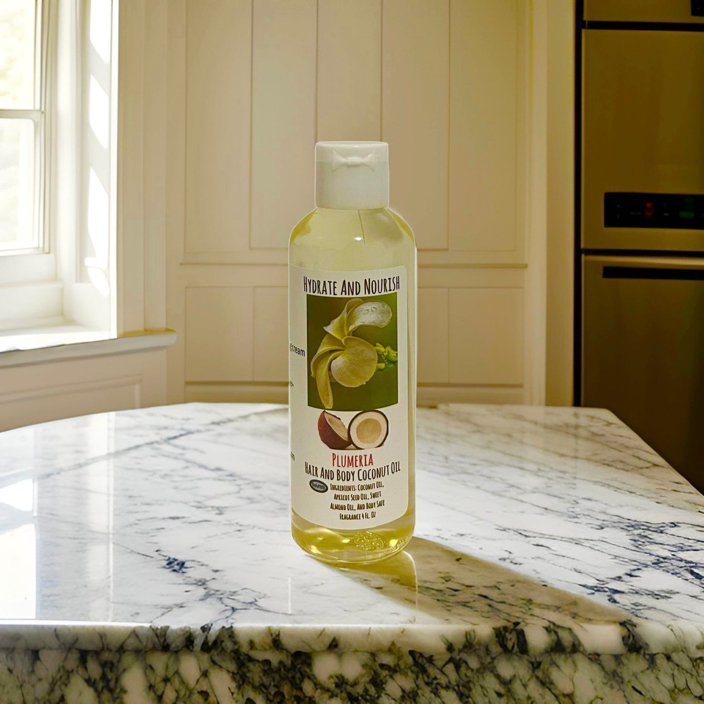 Plumeria Scent Coconut Oil