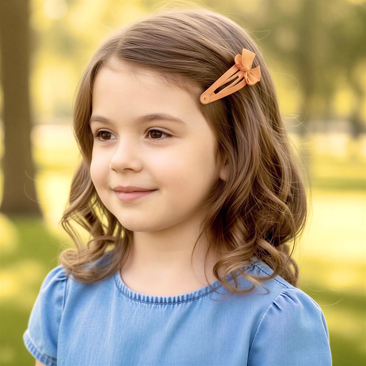 15-Piece Baby & Little Girls Hair Accessories Set – Stretchy Flower Headbands & Bow Snap Hair Clips, Colorful Hair Accessories
