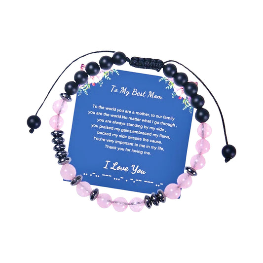 Message Card Bracelet For Mom