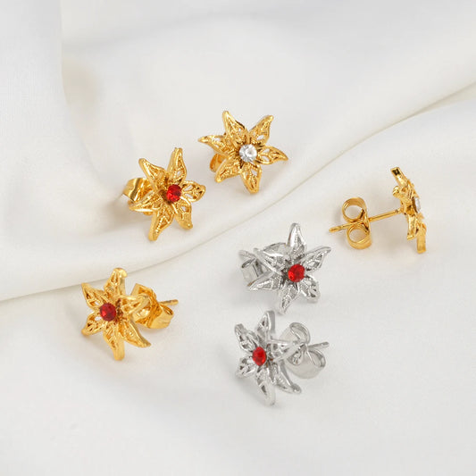 Mini Stud Earrings African for Women Girls 1.5CM