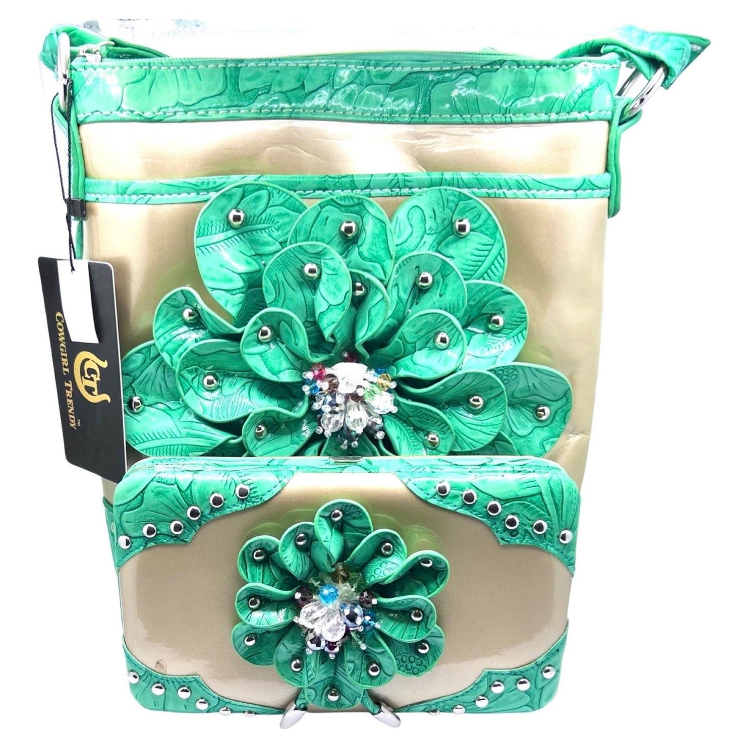 Crossbody Bag And Wallet Set